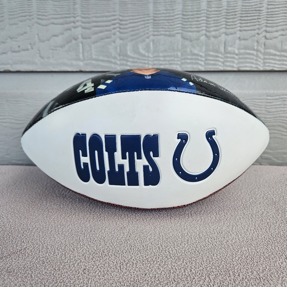 Adam Vinatieri Colts Patriots Facsimile Signed Autographed Full-Sized Football - Picture 2 of 8